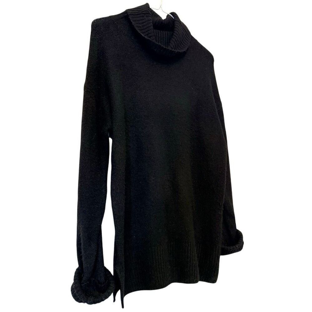 HEMA Turtle Neck Long Sleeve Knit Pullover Sweater Black Small - Picture 3 of 4